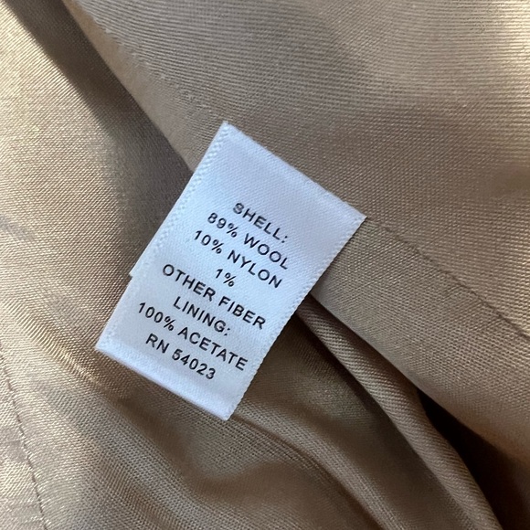 Banana Republic Wool Camel Coat, M - Picture 4 of 8